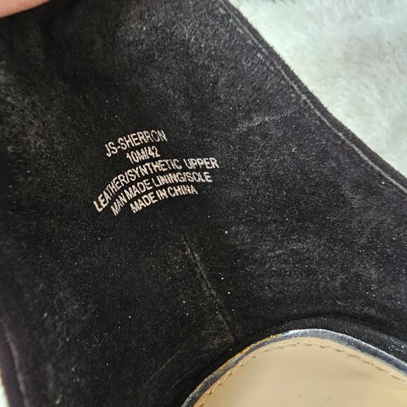 Jessica Simpson Women's Sherron Clear Leopard Block Heel Sandals Size 10M Black - Picture 4 of 6